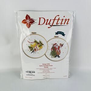 Duftin Santa And Bells Hoops TE5166 Design 5750 7”, Hungary
